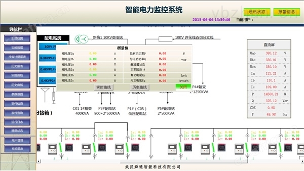 QTouch智能电力监控系统主界面2