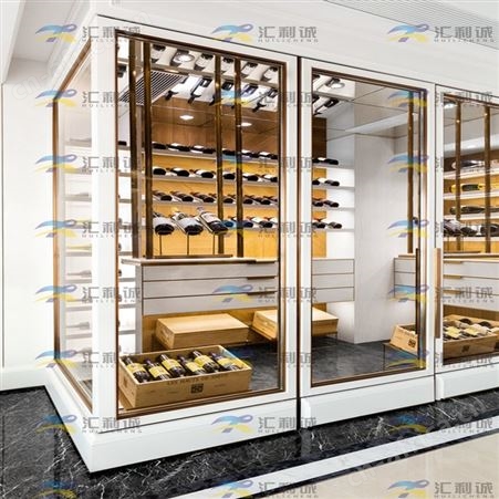 禅城供应不锈钢酒架 客厅不锈钢展示酒架金色酒柜定制