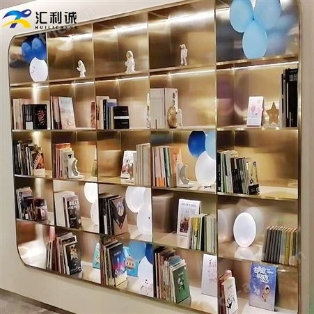 玫瑰金不锈钢柜子 装饰置物酒柜厚度十足来尺寸定制