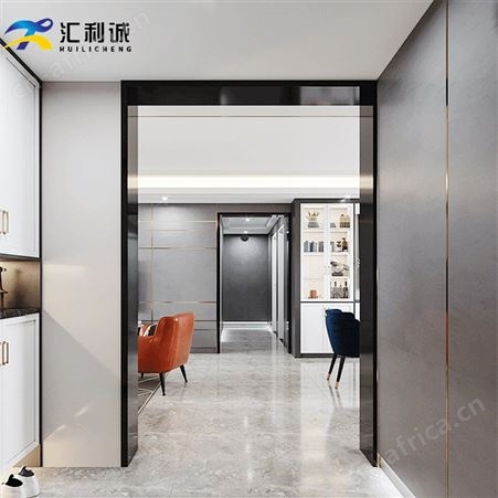 浙江高级镜面玫瑰金不锈钢门套 吊顶圆弧包边条定制