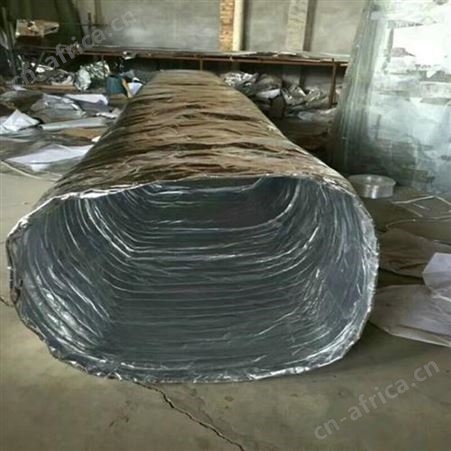 德冷风机盘管配套铝箔软管作为出风弯头 安装简单