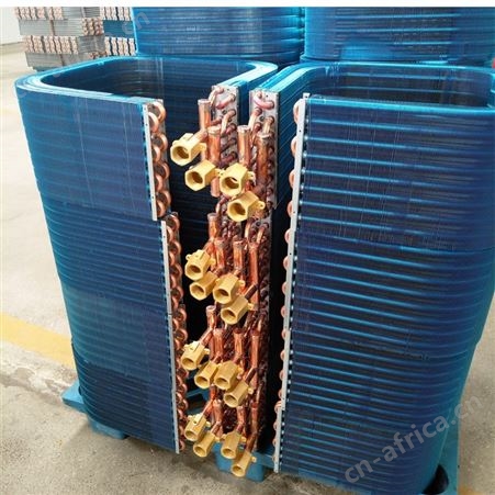 德冷牌风机盘管散热器 采用铜管串铝翅片工艺 亲水铝箔 紫铜管
