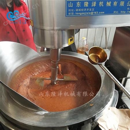 炒糖色电磁炒锅 麦芽糖全自动炒糖锅 隆泽炒糖色的锅
