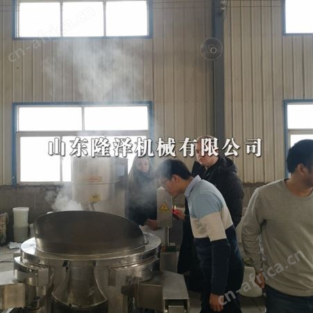 隆泽全自动工厂型爆米花机器 美式球型爆米花炒锅 多口味生产电磁爆米花机价格
