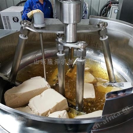 自动翻炒的火锅炒料机 全自动行星搅拌炒锅 隆泽炒火锅底料机器