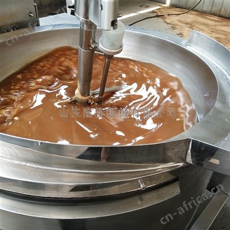 隆泽炸蒜油葱油的机器设备 调味料行星搅拌炒锅 大型多爪火锅炒料机