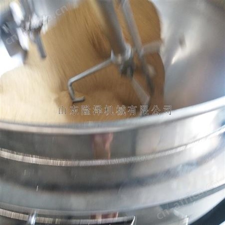隆泽自动炒面粉机器 大型干面粉炒锅 炒面粉油茶面的设备