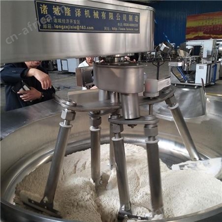 全自动不锈钢调味品炒锅 大型豆瓣酱翻炒机 豆豉加工设备