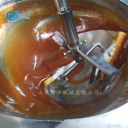 炒糖色电磁炒锅 麦芽糖全自动炒糖锅 隆泽炒糖色的锅