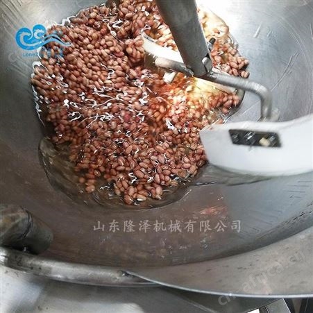 蜂蜜花生油炸锅 花生油炸流水线 隆泽专业制造