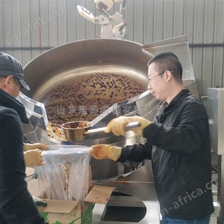 炒火锅底料的炒锅 隆泽机械专业生产大型全自动火锅炒料机
