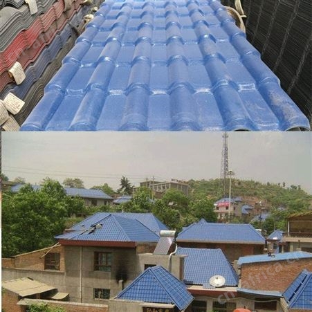 asa耐候树脂瓦 免漆户外合成树脂瓦 屋面建筑瓦 别墅仿古瓦 凉亭仿古瓦