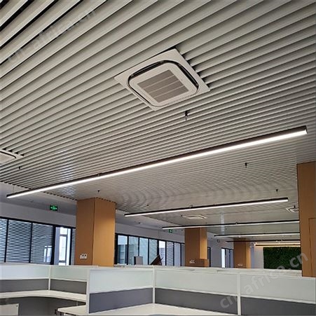 白橡木吊顶铝方通 100*25 u型铝方通 库存现货
