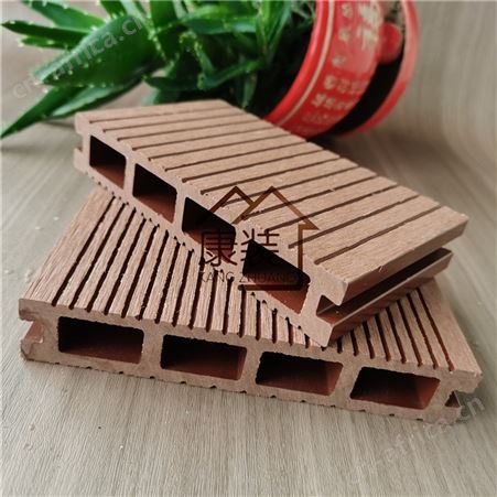 园林绿化木塑地板 塑木地板 方孔圆孔木塑地板 厂家库存直销