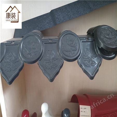 树脂瓦加厚仿古别墅屋顶建筑用合成红瓦装饰复古瓦塑料瓦