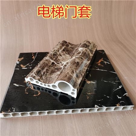 仿石材黑金花大理石电梯门套厂家 电梯口装饰材料 金啡咖网定制