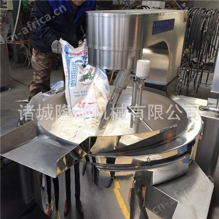 300L小麦粉炒锅 油茶面自动炒面机器 大型全自动干番薯粉炒锅