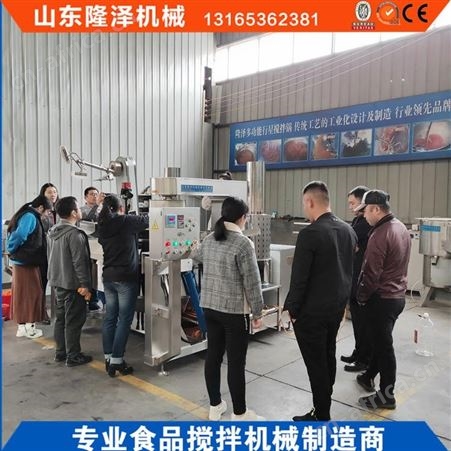 隆泽牌快餐店自动炒菜机 大型智能操控炒菜机器设备