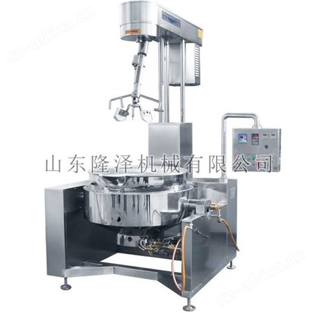 山东隆泽电加热行星搅拌锅夹层锅炒锅 莲蓉豆沙馅加工设备厂家 高粘度搅拌锅价格