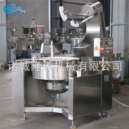 山东隆泽电加热行星搅拌锅夹层锅炒锅 莲蓉豆沙馅加工设备厂家 高粘度搅拌锅价格
