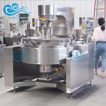 自动加热搅拌炒糖锅机器设备 大型夹层锅立式搅拌锅 工厂用商用牛轧糖花生糖雪花酥机器