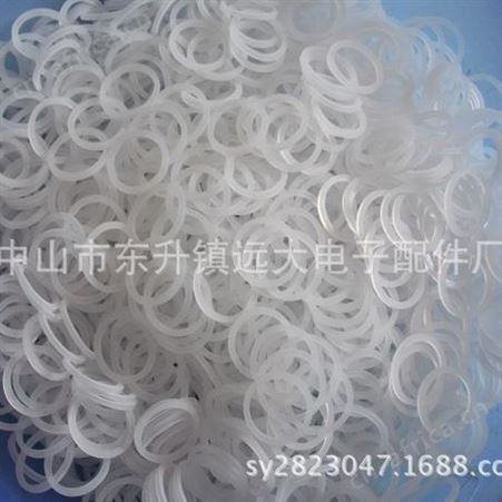 半透明磨砂硅胶圈10*5*1  O型垫圈  耐温硅胶垫片  白色垫片