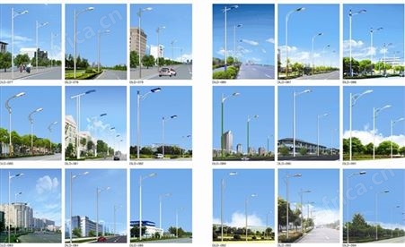 各种路灯杆灯杆来图定做3米5米6米8米庭院灯高杆灯景观