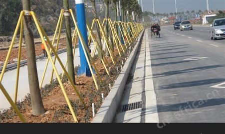 新公路新街道玻璃纤维树木支撑杆