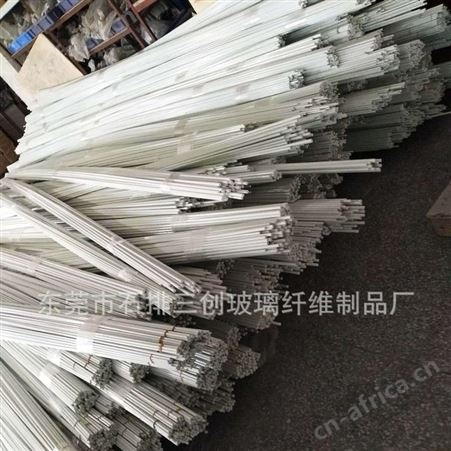 厂家专业生产直销5mm 6mm玻璃纤维农业纤维棒 农业拱棚支架立柱