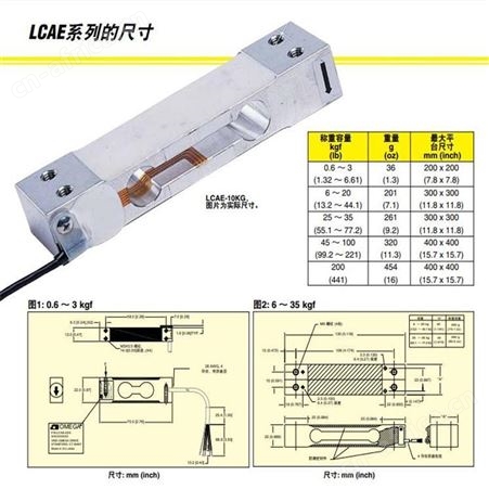 LCAE-600G单点称重传感器 Omega/欧米茄