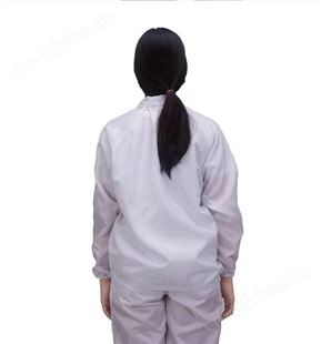 电子厂防静电衣服车间工作无尘翻领拉链上衣