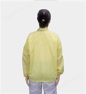电子厂防静电衣服车间工作无尘翻领拉链上衣