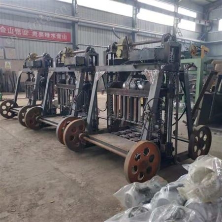 移动式U型槽砖机 梯形渠槽成型设备 家用建房标砖成型机