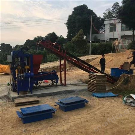 半自动砌块机 4-30液压砖机 中小型液压水泥砖设备