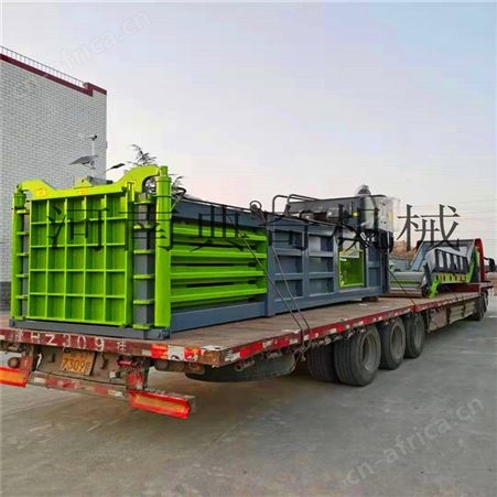 双杠废纸塑料布匹打包机 半自动易拉罐压缩机 包块紧实稻草打包机