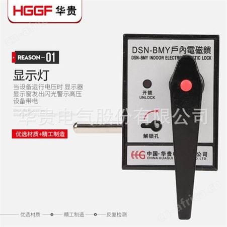 智能户内小手柄式电磁锁，DSN-BMY/Z小手柄式电磁锁，华贵电气