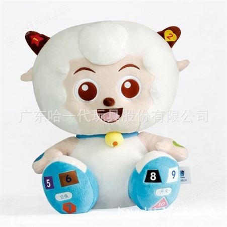 厂家智能启蒙教育机器人玩具 毛绒益智玩具批发