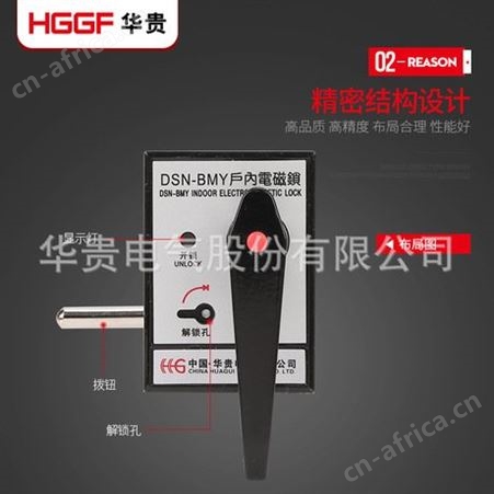 智能户内小手柄式电磁锁，DSN-BMY/Z小手柄式电磁锁，华贵电气