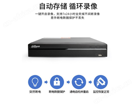 大华硬盘录像机8路DH-NVR2108HS-HDS3单盘支持8T