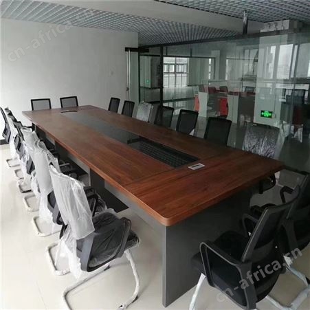 现代简约会议桌长条桌 定制会议桌厂家 板式会议桌椅组合 旭峰家具 现货供应