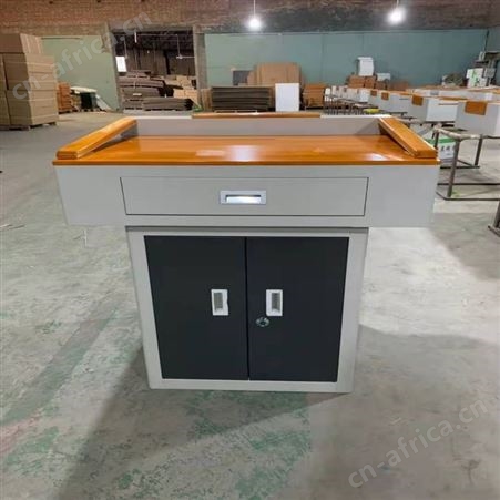 多媒体讲台 学校教学设备 钢制多媒体讲台 教师多功能中控桌 旭峰家具