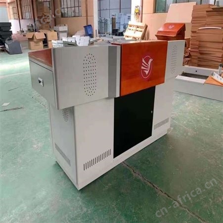 现代简约钢制定制讲台 讲台 定制多媒体讲台 讲台生产厂家 旭峰家具 现货供应