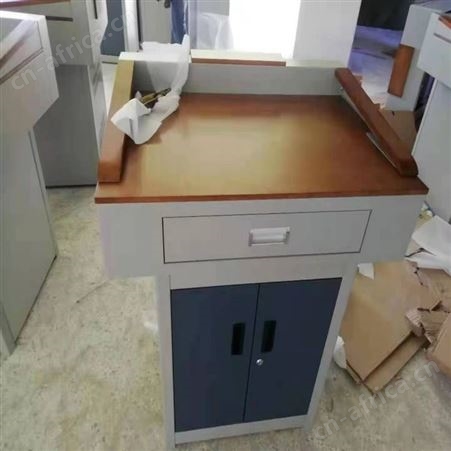多媒体讲台 学校教学设备 钢制多媒体讲台 教师多功能中控桌 旭峰家具