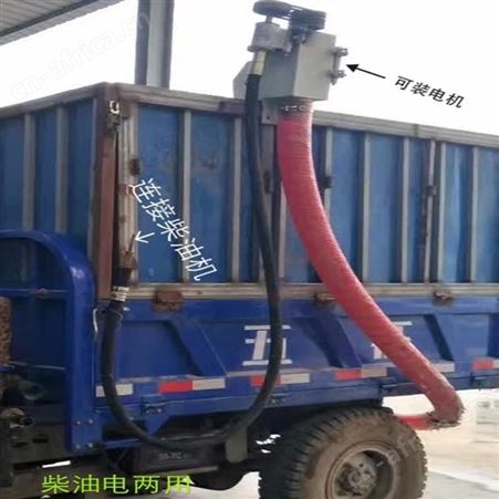 车载抽粮机软管吸谷机益民车载式螺旋蛟龙吸粮机耐磨软管提粮机