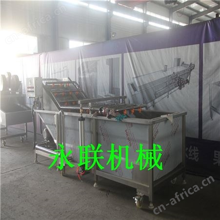 土豆片气泡清洗机 莲藕鼓泡清洗机 自动清洗去淀粉果蔬加工设备