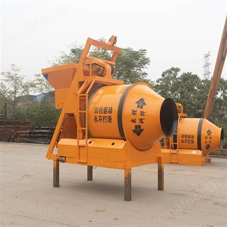 信杰机械供应砂浆滚筒搅拌机 工地建筑搅拌机 翻斗爬斗