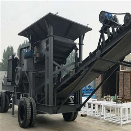 建筑垃圾粉碎机 立式破碎制砂筛分机 移动锤式