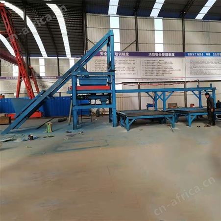 小型预制构件生产线设备 预制连锁块布料机 生产空心六棱块的机器