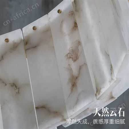 后现代全铜云石吊灯 创意客厅餐厅吊灯 双庆灯饰轻奢酒店别墅吊灯