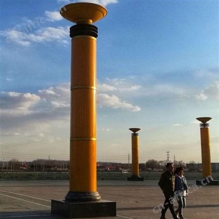 双庆仿云石景观灯_方形圆形庭院灯_小区公园道路广场柱灯